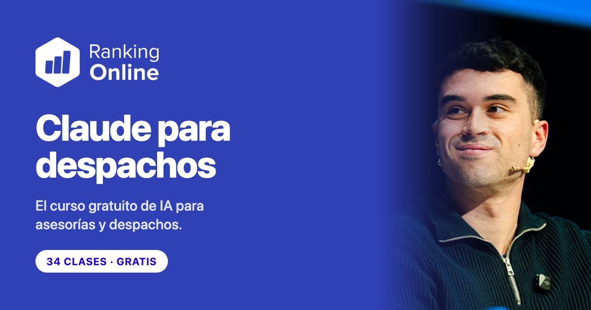 Claude para despachos, el aula gratuita de Ranking Online